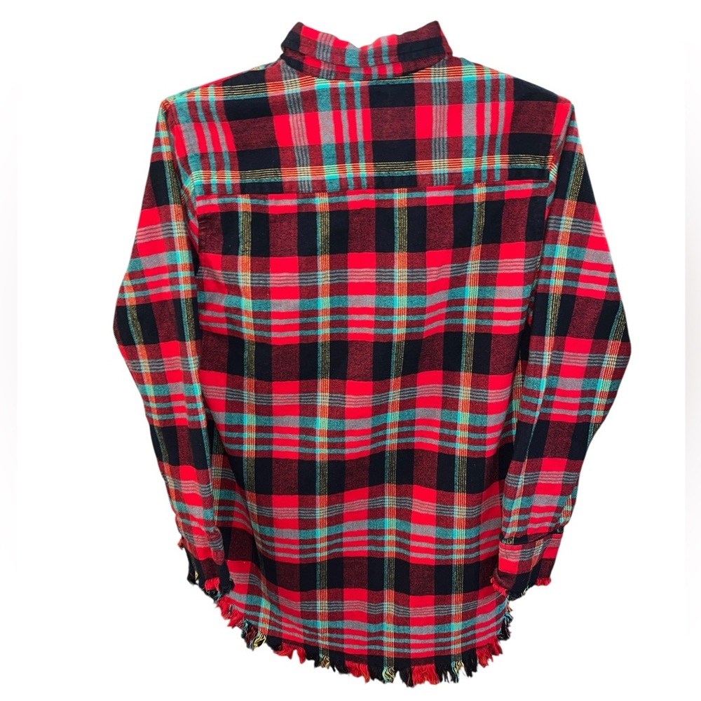 One24 Rags Flannel Button Up - Picture 2 of 6